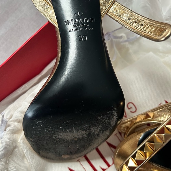 Valentino Rockstud Heel Sandals - Picture 7 of 10